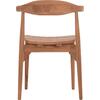 ΚΑΡΕΚΛΑ ΤΡΑΠΕΖΑΡΙΑΣ ΕΞ.ΧΩΡΟΥ DONNY HM6378 ΞΥΛΟ TEAK 52x54x74Υεκ.