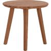 TΡΑΠΕΖΙ ΤΡΑΠΕΖΑΡΙΑΣ ΣΤΡΟΓΓΥΛΟ DANTE HM6379 ΞΥΛΟ TEAK Φ80x75Υεκ.