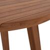 TΡΑΠΕΖΙ ΤΡΑΠΕΖΑΡΙΑΣ ΣΤΡΟΓΓΥΛΟ DANTE HM6379 ΞΥΛΟ TEAK Φ80x75Υεκ.