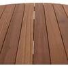 TΡΑΠΕΖΙ ΤΡΑΠΕΖΑΡΙΑΣ ΣΤΡΟΓΓΥΛΟ DANTE HM6379 ΞΥΛΟ TEAK Φ80x75Υεκ.