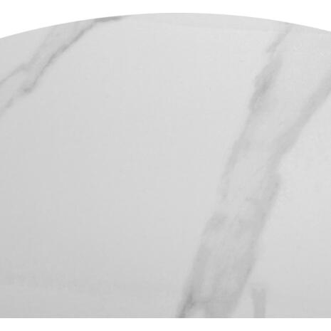 ΣΕΤ 2 ΤΡΑΠΕΖΙΑ ΣΑΛΟΝΙΟΥ LIDOX HM18306.02 SINTERED STONE TOP- SNOW WHITE ΧΡΩΜΑ Φ50 & Φ70
