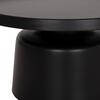 ΣΕΤ 2 ΤΡΑΠΕΖΙΑ ΣΑΛΟΝΙΟΥ RINKON2 HM18304.02 ΜΕΤΑΛΛΟ ΣΕ ΜΑΥΡΟ Φ49εκ & Φ69εκ