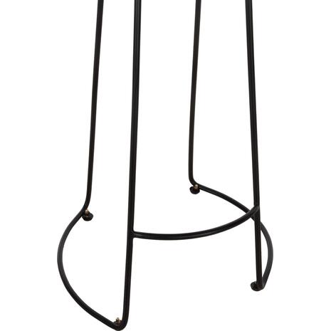 ΣΚΑΜΠΟ BAR ELEANOR HM8363.11 ΜΑΣΙΦ ΞΥΛΟ ΑΚΑΚΙΑΣ-ΜΕΤΑΛΛΟ 50x43x78Υεκ.