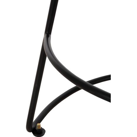 ΣΚΑΜΠΟ BAR ELEANOR HM8363.11 ΜΑΣΙΦ ΞΥΛΟ ΑΚΑΚΙΑΣ-ΜΕΤΑΛΛΟ 50x43x78Υεκ.