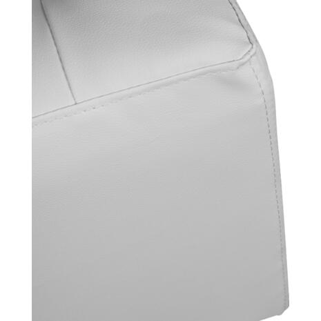 ΣΚΑΜΠΩ 37Χ37Χ35εκ ΜΕ PU ΛΕΥΚΟ PUNK HM264.02