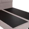 ΚΡΕΒΑΤΙ MILO HM616.32 ΜΠΕΖ ΥΦΑΣΜΑ ΓΙΑ ΣΤΡΩΜΑ 160x200εκ
