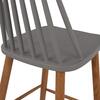 ΣΚΑΜΠΟ ΜΠΑΡ HM8459.10 VANESSA ΣΕ ΓΚΡΙ ΧΡΩΜΑ 43x49x107 εκ. (σετ 2 τεμαχίων)