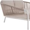 DAYBED ΣΕΙΡΑ XANTION HM6474.02 ΛΕΥΚΟ ΑΛΟΥΜΙΝΙΟ--ΣΧΟΙΝΙ--OLEFIN 157x147x88Υεκ