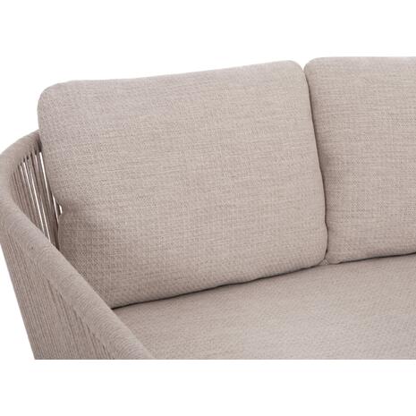DAYBED ΣΕΙΡΑ XANTION HM6474.02 ΛΕΥΚΟ ΑΛΟΥΜΙΝΙΟ--ΣΧΟΙΝΙ--OLEFIN 157x147x88Υεκ