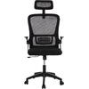 ΚΑΡΕΚΛΑ ΓΡΑΦΕΙΟΥ BLAZER HM1205.01 ΜΑΥΡΟ MESH-ΜΑΥΡΟΣ ΣΚΕΛΕΤΟΣ 60x58x110-130Υεκ.