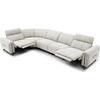 ΓΩΝΙΑΚΟΣ ΚΑΝΑΠΕΣ ΜΕ RECLINE ORACLE HM3290.02 ΜΠΕΖ ΥΦΑΣΜΑ 260x260x90(κάθισμα)x94Υεκ.