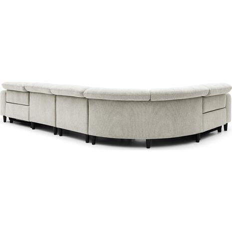ΓΩΝΙΑΚΟΣ ΚΑΝΑΠΕΣ ΜΕ RECLINE ORACLE HM3290.02 ΜΠΕΖ ΥΦΑΣΜΑ 260x260x90(κάθισμα)x94Υεκ.