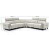 ΓΩΝΙΑΚΟΣ ΚΑΝΑΠΕΣ ΜΕ RECLINE ORACLE HM3290.02 ΜΠΕΖ ΥΦΑΣΜΑ 260x260x90(κάθισμα)x94Υεκ.