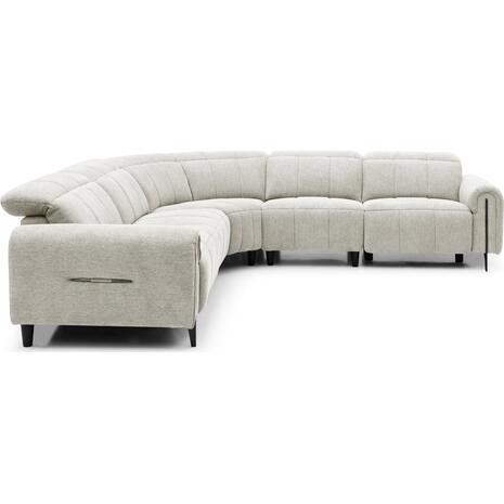 ΓΩΝΙΑΚΟΣ ΚΑΝΑΠΕΣ ΜΕ RECLINE ORACLE HM3290.02 ΜΠΕΖ ΥΦΑΣΜΑ 260x260x90(κάθισμα)x94Υεκ.