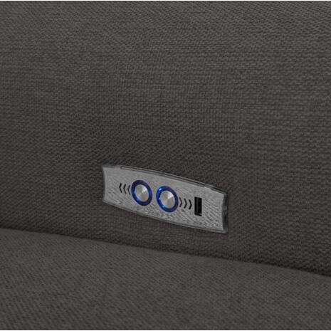 ΓΩΝΙΑΚΟΣ ΚΑΝΑΠΕΣ ΜΕ RECLINE ORACLE HM3290.01 ΓΚΡΙ ΥΦΑΣΜΑ 260x260x90(κάθισμα)x94Υεκ.