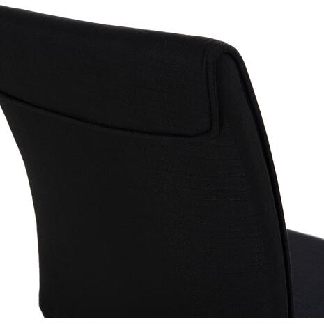 ΚΑΡΕΚΛΑ ΤΡΑΠΕΖΑΡΙΑΣ PERKY HM18347.02 ΜΑΥΡΟ ΥΦΑΣΜΑ & ΜΕΤΑΛΛΙΚΑ ΠΟΔΙΑ 44x60x87Υεκ (σετ 4 τεμαχίων)