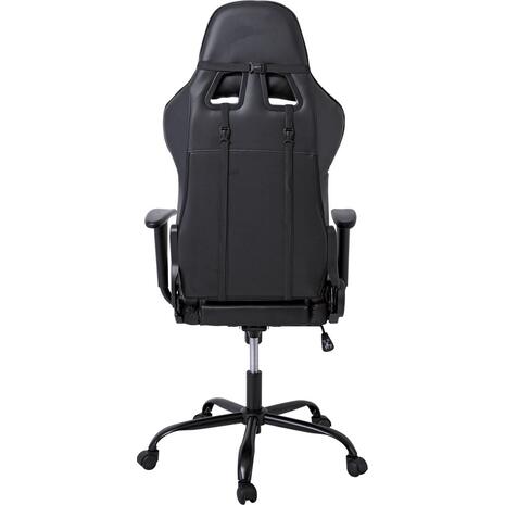 BF8350 Gaming Πολυθρόνα Γραφείου, Ανάκλιση Πλάτης έως 90°, Pu Μαύρο (ΕΟ578)