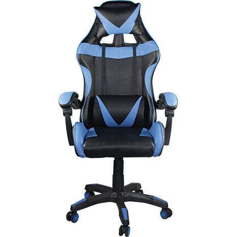 BF7850 Gaming Πολυθρόνα Γραφείου Διευθυντή Pu Μαύρο - Μπλε (ΕΟ582,2)