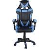 BF7850 Gaming Πολυθρόνα Γραφείου Διευθυντή Pu Μαύρο - Μπλε (ΕΟ582,2)