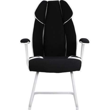 ΠΟΛΥΘΡΟΝΑ ZAHARA HM1102.02 ΣΕ ΧΡΩΜΑ ΜΑΥΡΟ ΜΕ ΑΣΠΡΟ 66,5x63x108cm