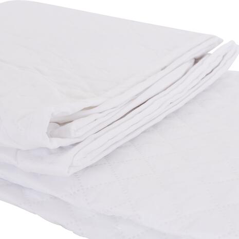 ΕΠΙΣΤΡΩΜΑ ΑΔΙΑΒΡΟΧΟ VELURA HM12174.160 MICROFIBER & PU--4 ΛΑΣΤΙΧΑ 160x200εκ