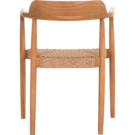 ΠΟΛΥΘΡΟΝΑ ΤΡΑΠΕΖΑΡΙΑΣ ROBBY HM18350 ΞΥΛΟ TEAK & ΣΧΟΙΝΙ VIRO ΦΥΣΙΚΟ 55x50x71Υεκ.