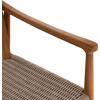 ΠΟΛΥΘΡΟΝΑ ΤΡΑΠΕΖΑΡΙΑΣ ROBIN HM18351 ΞΥΛΟ TEAK & ΣΧΟΙΝΙ VIRO ΦΥΣΙΚΟ 53,5x60x78Υεκ
