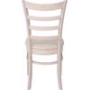 NATURALE Καρέκλα White Wash, Pu Εκρού (σετ 2 τεμαχίων) (Ε7052,5)
