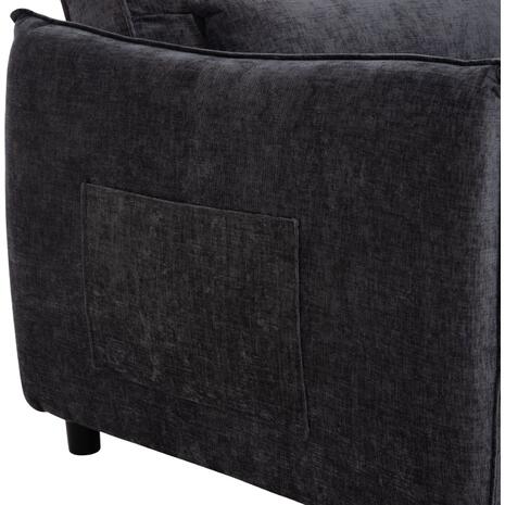ΠΟΛΥΘΡΟΝΑ-ΚΡΕΒΑΤΙ ORYN HM3307.01 ΓΚΡΙ ΥΦΑΣΜΑ 85x88x78Υεκ.