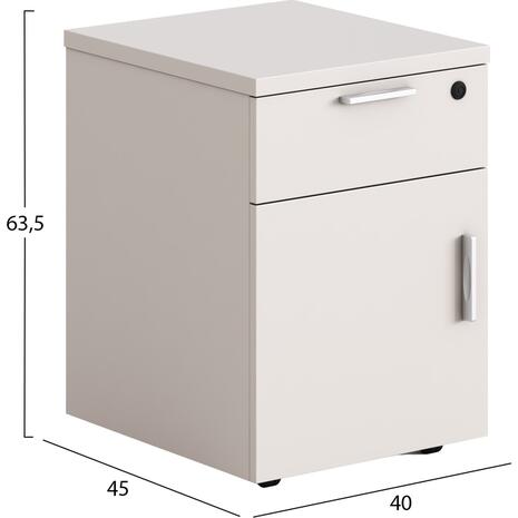 ΣΥΡΤΑΡΙΕΡΑ/ΝΤΟΥΛΑΠΙ STORTEC HM18287 ΜΕΛΑΜΙΝΗ ΣΕ ΕΚΡΟΥ 40x45x63,5Υεκ
