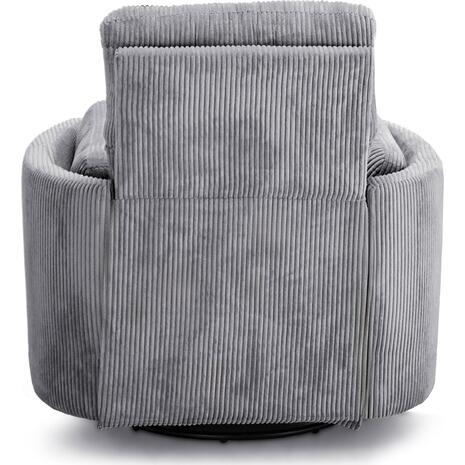 ΠΟΛΥΘΡΟΝΑ ΘΗΛΑΣΜΟΥ/RELAX VELMORA HM3300.01 ΓΚΡΙ ΚΟΤΛΕ ΥΦΑΣΜΑ 100x90x100Υεκ