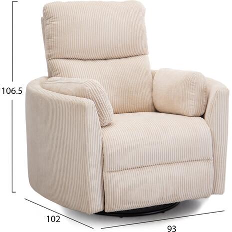 ΠΟΛΥΘΡΟΝΑ ΘΗΛΑΣΜΟΥ/RELAX VELMORA HM3300.03 ΜΠΕΖ ΚΟΤΛΕ ΥΦΑΣΜΑ 100x90x100Υεκ