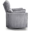 ΠΟΛΥΘΡΟΝΑ ΘΗΛΑΣΜΟΥ/RELAX VELMORA HM3300.01 ΓΚΡΙ ΚΟΤΛΕ ΥΦΑΣΜΑ 100x90x100Υεκ