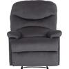 ΠΟΛΥΘΡΟΝΑ RELAX BRAYLEN HM3298.01 ΓΚΡΙ ΒΕΛΟΥΔΟ 85x90x95Υεκ.