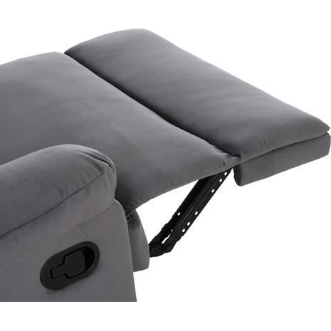 ΠΟΛΥΘΡΟΝΑ RELAX BRAYLEN HM3298.01 ΓΚΡΙ ΒΕΛΟΥΔΟ 85x90x95Υεκ.