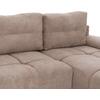 ΚΑΝΑΠΕΣ ΚΡΕΒΑΤΙ ΔΕΞΙΑ ΓΩΝΙΑ COMFYRA HM3336.03R ΜΠΕΖ ΥΦΑΣΜΑ 270x181x75Υεκ