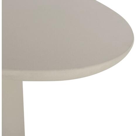 ΤΡΑΠΕΖΙ ΤΡΑΠΕΖΑΡΙΑΣ ΟΒΑΛ BRECCAN HM6577.02 ΜΠΕΖ FIBER CEMENT 240x100x75Υεκ.