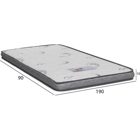ΣΤΡΩΜΑ ΑΦΡΟΥ TRICO HM743 ΛΕΥΚΟ 90x190x10(πάχος)εκ.--ROLL-PACKING