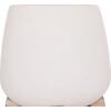 ΓΛΑΣΤΡΑ ΕΣ.ΧΩΡΟΥ FRELLO HM4674.02S ΛΕΥΚΟ FIBER CEMENT--TEAK ΒΑΣΗ 14,5x14,5x16Υεκ.