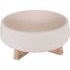 ΓΛΑΣΤΡΑ ΕΣ.ΧΩΡΟΥ FRELLO HM4674.02M ΛΕΥΚΟ FIBER CEMENT--TEAK ΒΑΣΗ 27x26,5x12Υεκ.