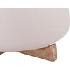 ΓΛΑΣΤΡΑ ΕΣ.ΧΩΡΟΥ FRELLO HM4674.02M ΛΕΥΚΟ FIBER CEMENT--TEAK ΒΑΣΗ 27x26,5x12Υεκ.