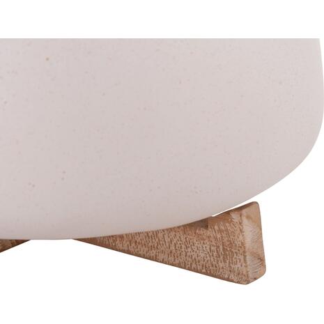 ΓΛΑΣΤΡΑ ΕΣ.ΧΩΡΟΥ FRELLO HM4674.02M ΛΕΥΚΟ FIBER CEMENT--TEAK ΒΑΣΗ 27x26,5x12Υεκ.