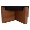 ΣΕΤ 3 ΓΛΑΣΤΡΕΣ ΜΕ TEAK ΒΑΣΕΙΣ TANTI HM4685.01 FIBER CEMENT ΣΕ ΜΑΥΡΟ ΧΡΩΜΑ
