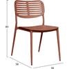 ΚΑΡΕΚΛΑ ΤΡΑΠΕΖΑΡΙΑΣ HILLIARD HM6645.08 ΑΛΟΥΜΙΝΙΟ ΣΕ TERRACOTTA 44.5x58x80Υεκ