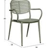 ΠΟΛΥΘΡΟΝΑ ΤΡΑΠΕΖΑΡΙΑΣ HILLIARD HM6644.07 ΑΛΟΥΜΙΝΙΟ ΣΕ OLIVE GREEN 58x52x78Υεκ