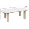 ΤΡΑΠΕΖΙ ΤΡΑΠΕΖΑΡΙΑΣ FIBER CEMENT KIORA HM6597.02 ΜΠΕΖ 200x100x75Υεκ