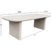 ΤΡΑΠΕΖΙ ΤΡΑΠΕΖΑΡΙΑΣ FIBER CEMENT AZAMI HM6601.02 ΜΠΕΖ 300x112x75Υεκ.
