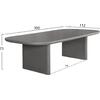 ΤΡΑΠΕΖΙ ΤΡΑΠΕΖΑΡΙΑΣ FIBER CEMENT AZAMI HM6601.01 ΓΚΡΙ 300x112x75Υεκ.