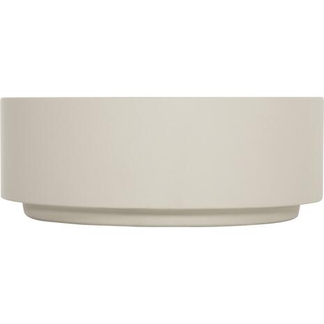 ΤΡΑΠΕΖΙ ΜΕΣΗΣ ΣΤΡΟΓΓΥΛΟ KYOKO HM6579.02 ΜΠΕΖ FIBER CEMENT Φ90x34Υεκ.