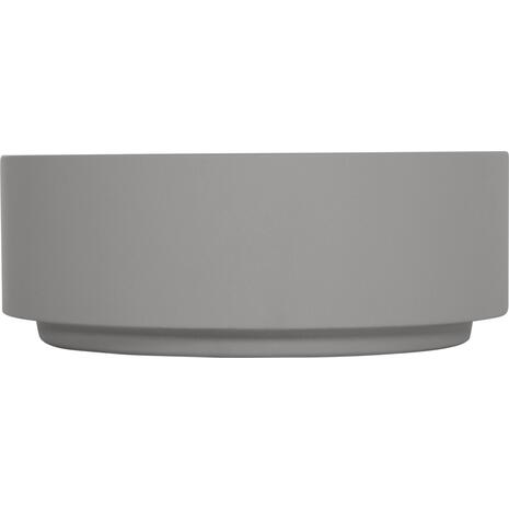 ΤΡΑΠΕΖΙ ΜΕΣΗΣ FIBER CEMENT ΣΤΡΟΓΓΥΛΟ KYOKO HM6579.01 ΓΚΡΙ Φ90x30Υεκ.